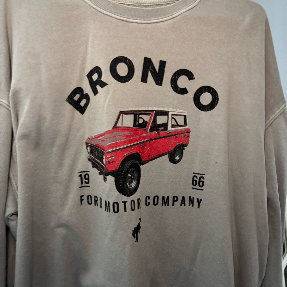 Ford Bronco Grey Sweatshirt